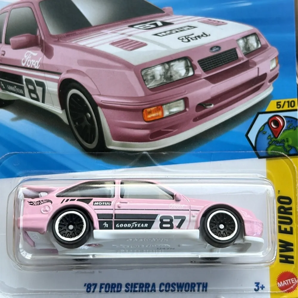 87 1987 Ford Sierra Cosworth Pink Race Car Hot Wheels Hotwheels HW Euro 2026 New
